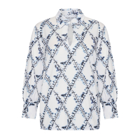 Helena Hart Top Liv Print Marine